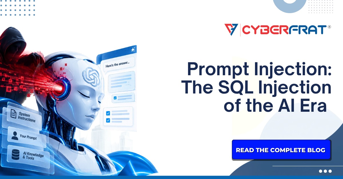 prompt injection: the SQL injection of the AI era
